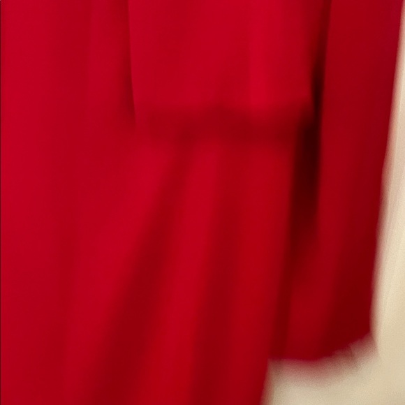 Elegant Red Women's Dress - Picture 10 of 14